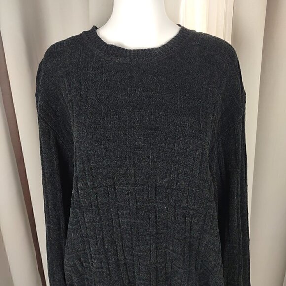 Croft & Barrow Extra Soft Crewneck Black Sweater Size Large - Picture 4 of 11